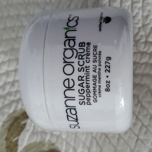 Suzanne Organics peppermint creme sugar scrub